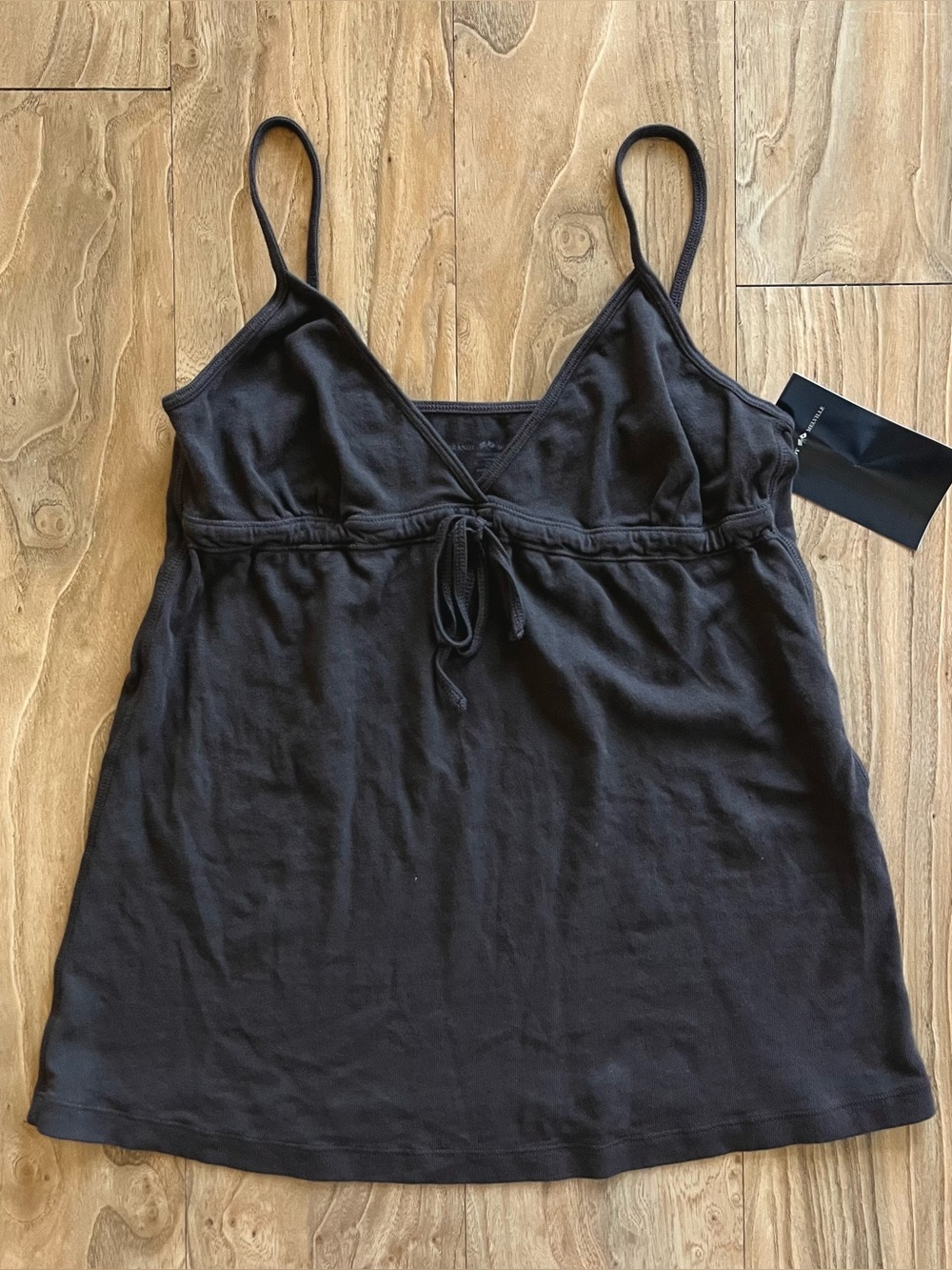 Brandy Melville NWT Amara dark brown babydoll top